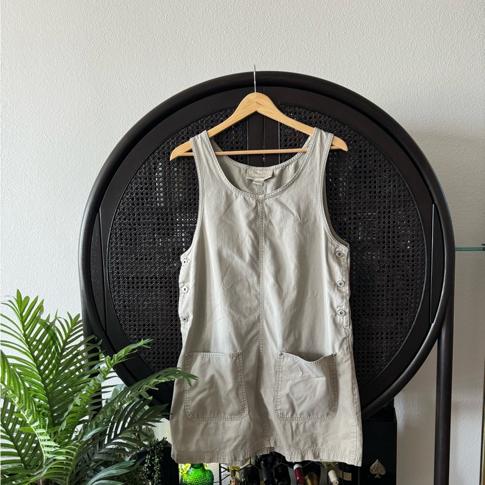Vintage Express Khaki Overall Dress